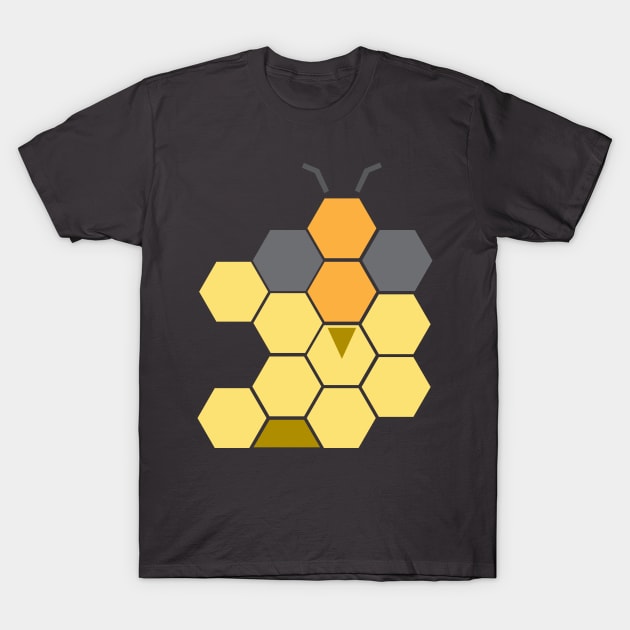 Beehive in Geometry T-Shirt by Breathing_Room